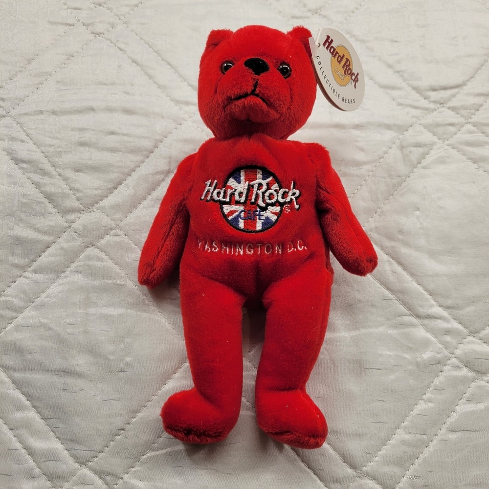 Hard Rock Cafe‎ Washington DC Rita Beara Red bear plush